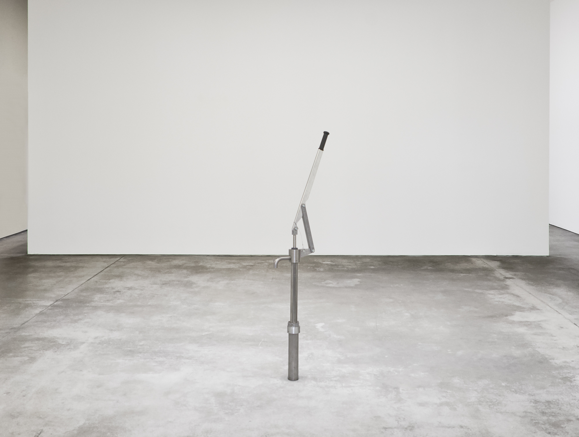 A metal object in a gallery